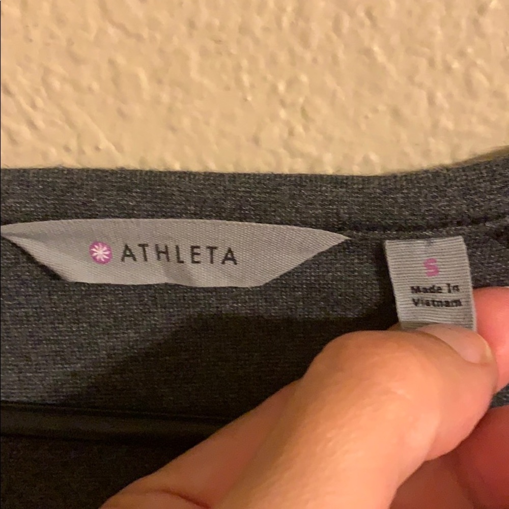 Athleta fit to flare gray dress small - Picture 4 of 5
